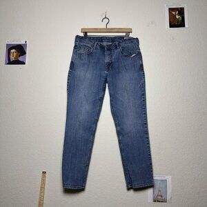 Buffalo David Bitton Jean Men 36 Stretch Straight Dark Wash Distressed Jackson-X